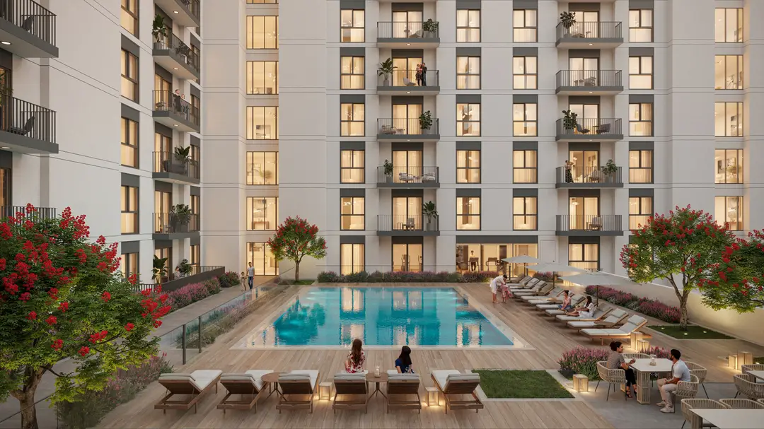 Olbia — Swimming Pools — Outdoor Swimming Pool — amenity | Profound Properties, Dubai