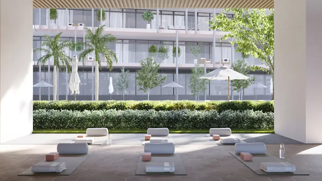 Skyhills Residences — Health & Wellness — Yoga Studio — amenity | Profound Properties, Dubai