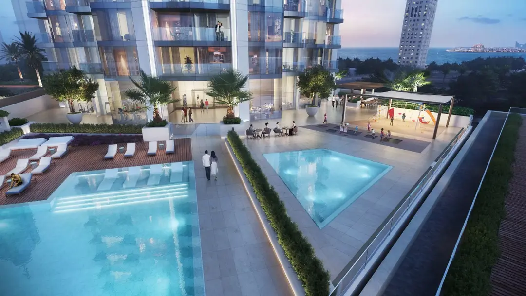 LIV Marina — Schwimmbäder — Freibad — amenity | Profound Properties, Dubai