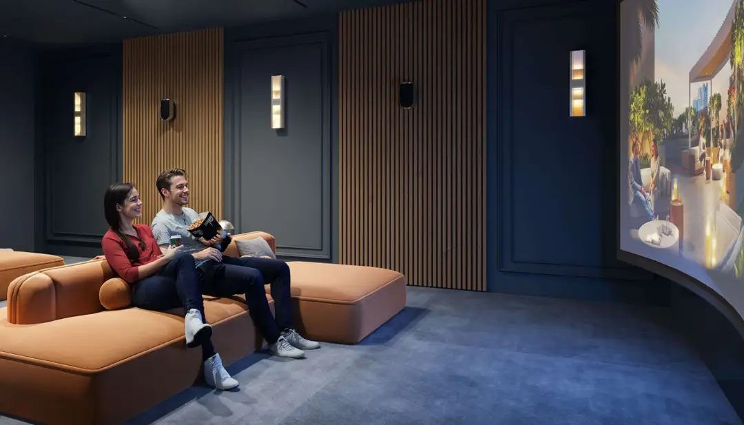 ESSENL1FE Residence — Entertainment — Private Cinema Rooms — amenity | Profound Properties, Dubai
