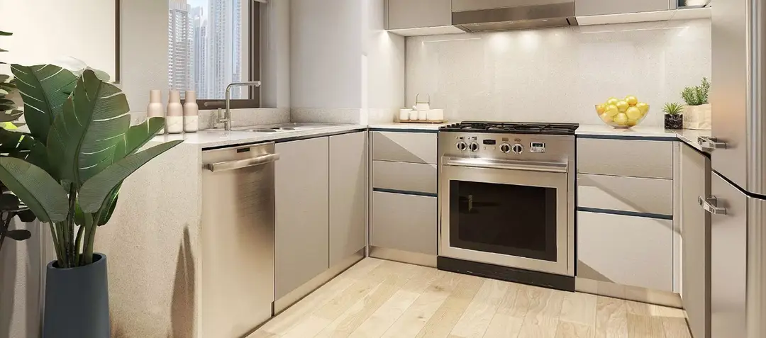 Creek Beach Sunset — Must Have — Closed Kitchen — feature | Profound Properties, Dubai