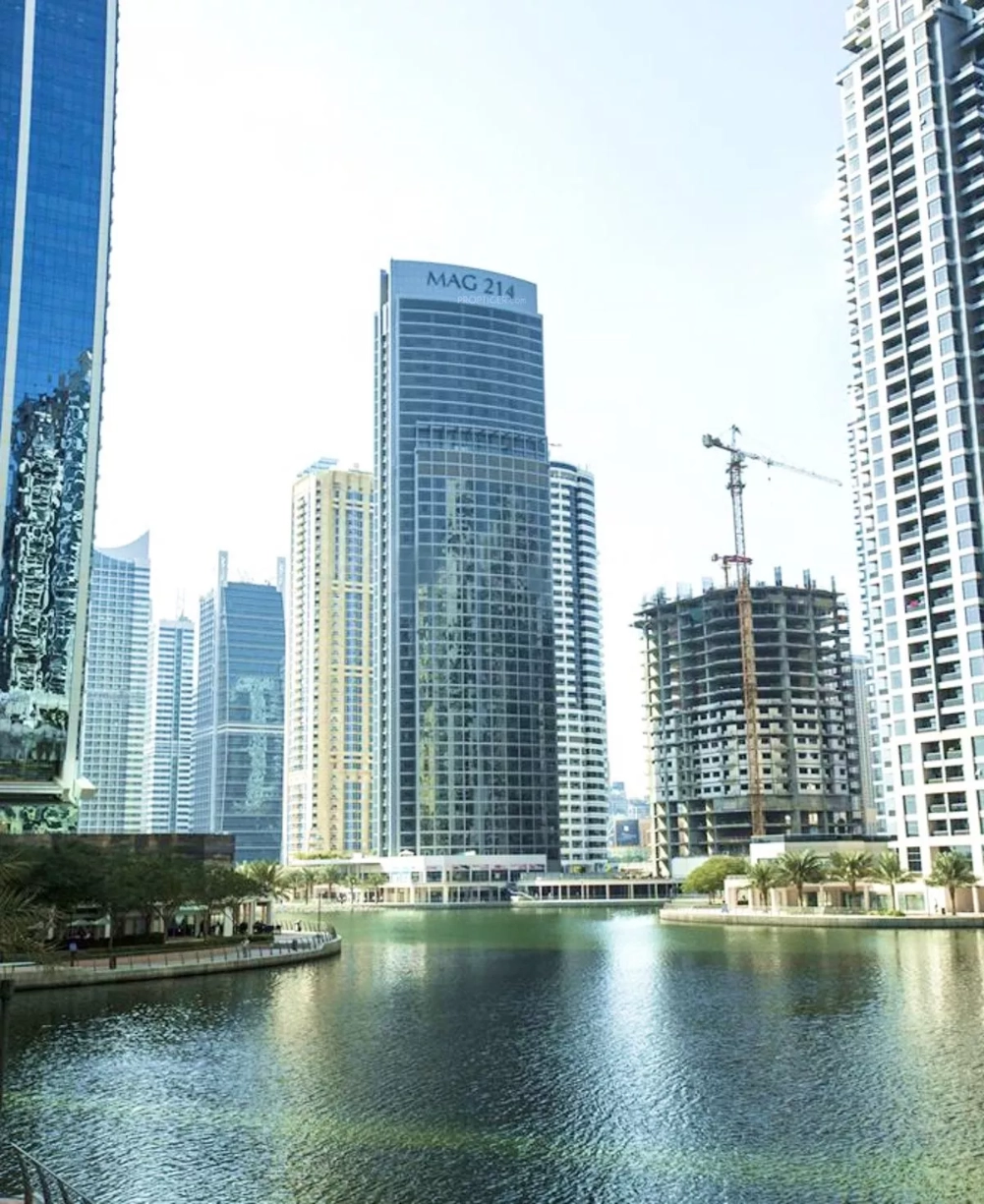 Mag 214 Tower — Water view, City view | Profound Properties, Dubai