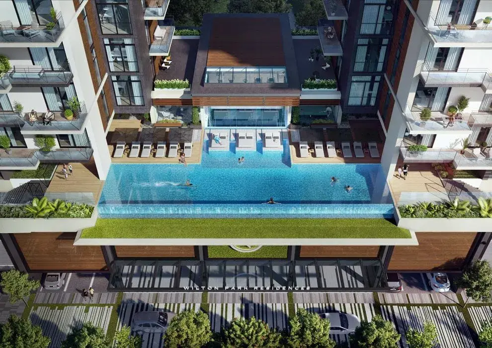 Wilton Park Residences — Swimming Pools — Outdoor Swimming Pool — amenity | Profound Properties, Dubai
