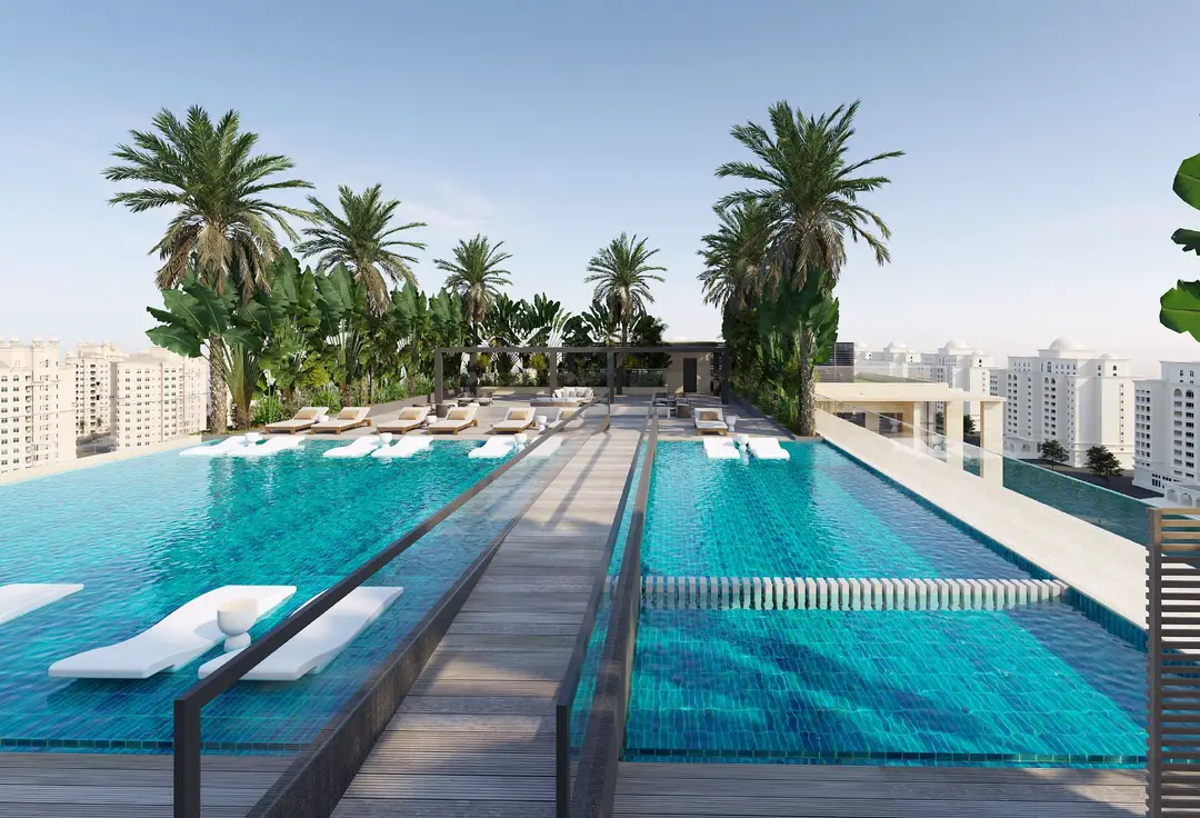 Solaia Residences — Swimming Pools — Outdoor Swimming Pool — amenity | Profound Properties, Dubai