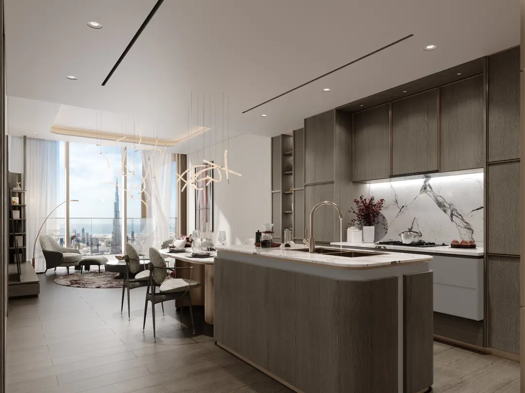The Symphony — 必须有 — 开放式厨房 — feature | Profound Properties, Dubai