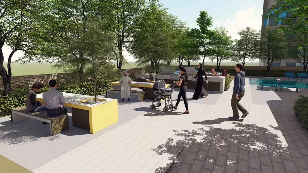 Nook — Social & Event — Barbecue Area — amenity | Profound Properties, Dubai