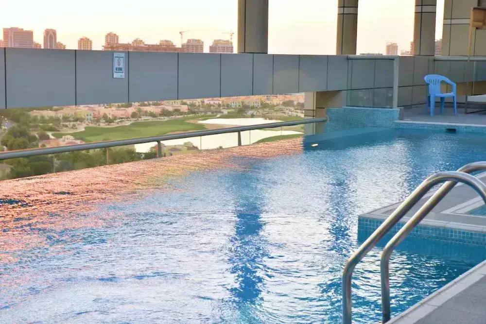 Elite Sports Residence — Swimming Pools — Infinity Swimming Pool — amenity | Profound Properties, Dubai