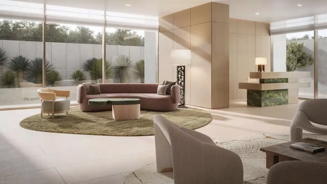 Eden House - Der Kanal — Sozial & Event — Lounge-Bereich — amenity | Profound Properties, Dubai