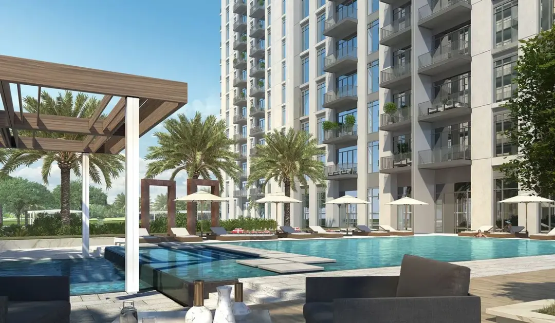 Park Heights 1 — Swimming Pools — Outdoor Swimming Pool — amenity | Profound Properties, Dubai