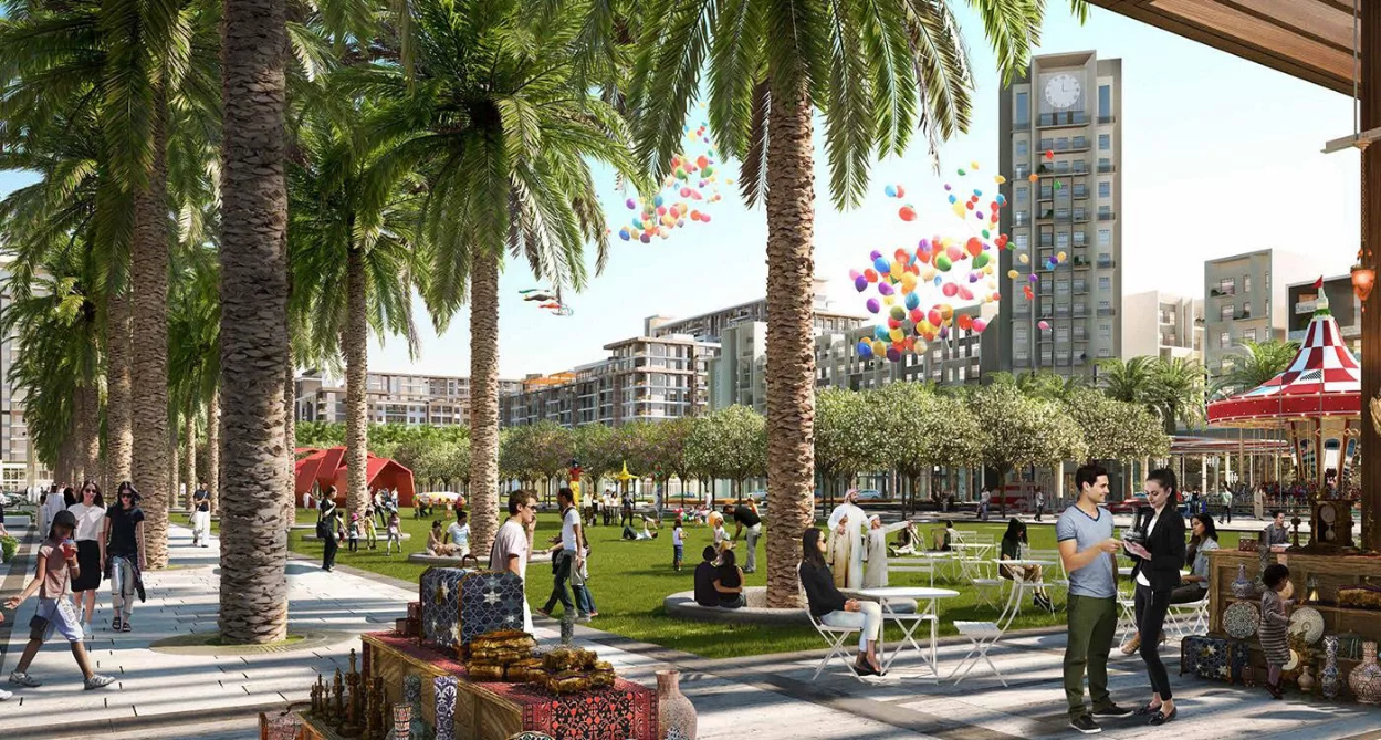 Modern Living in Dubai's Thriving Town Square