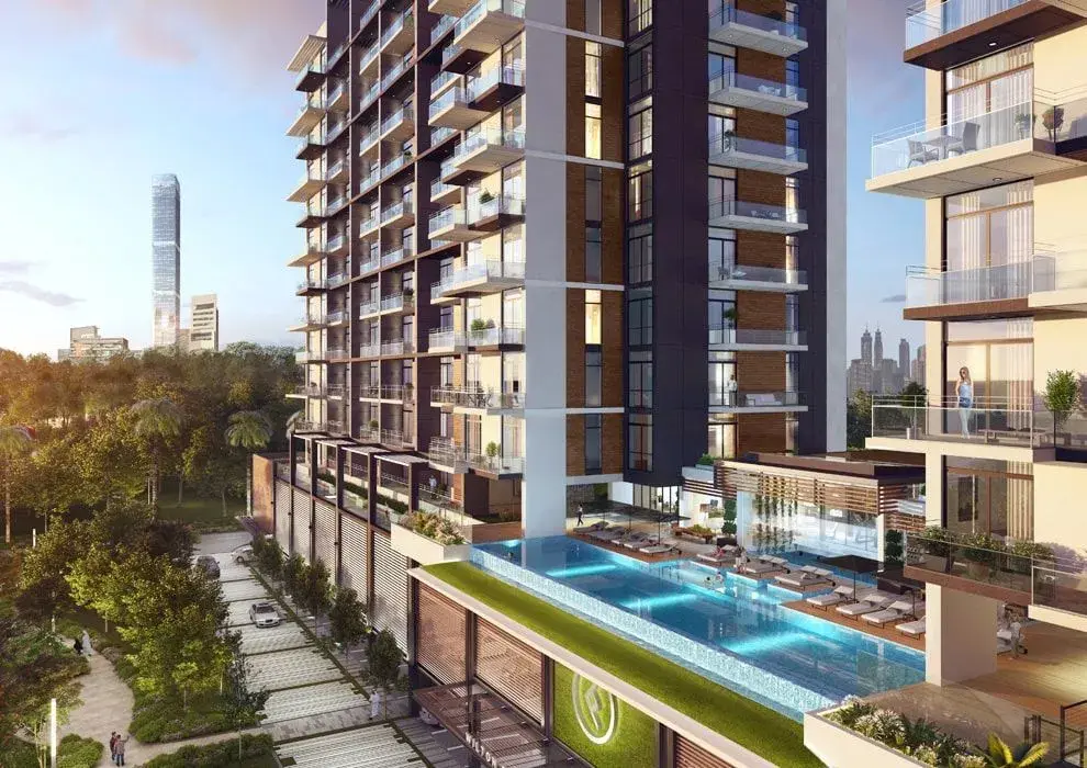 Wilton Park Residences — Swimming Pools — Infinity Swimming Pool — amenity | Profound Properties, Dubai