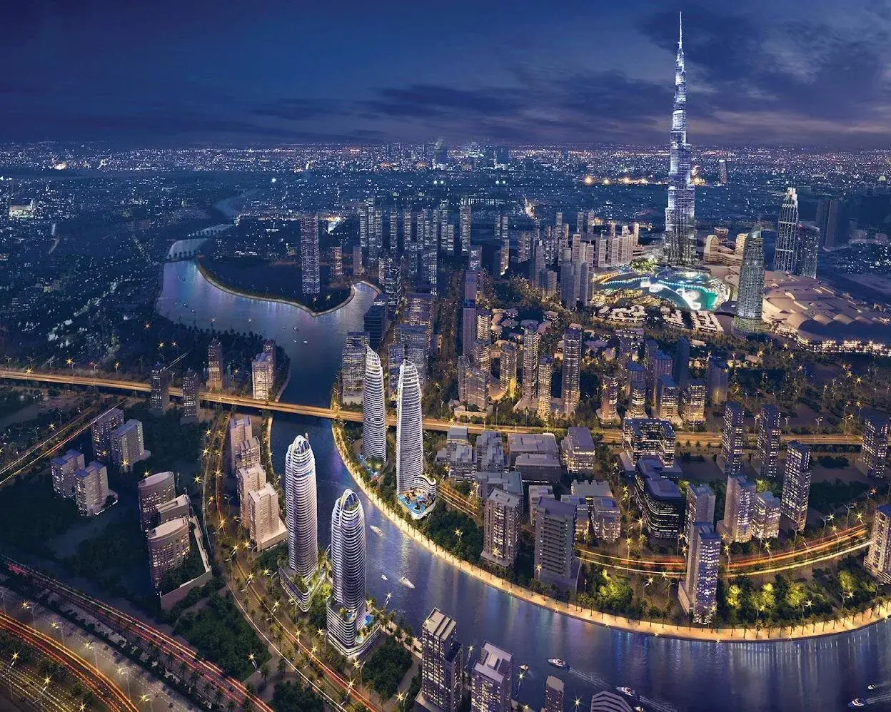 Canal Crown — Master Plan Community | Profound Properties, Dubai