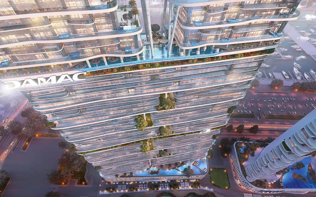 DAMAC Bay 2 by Cavalli - Dubai Harbour — Swimming Pools — Outdoor Swimming Pool — amenity | Profound Properties, Dubai