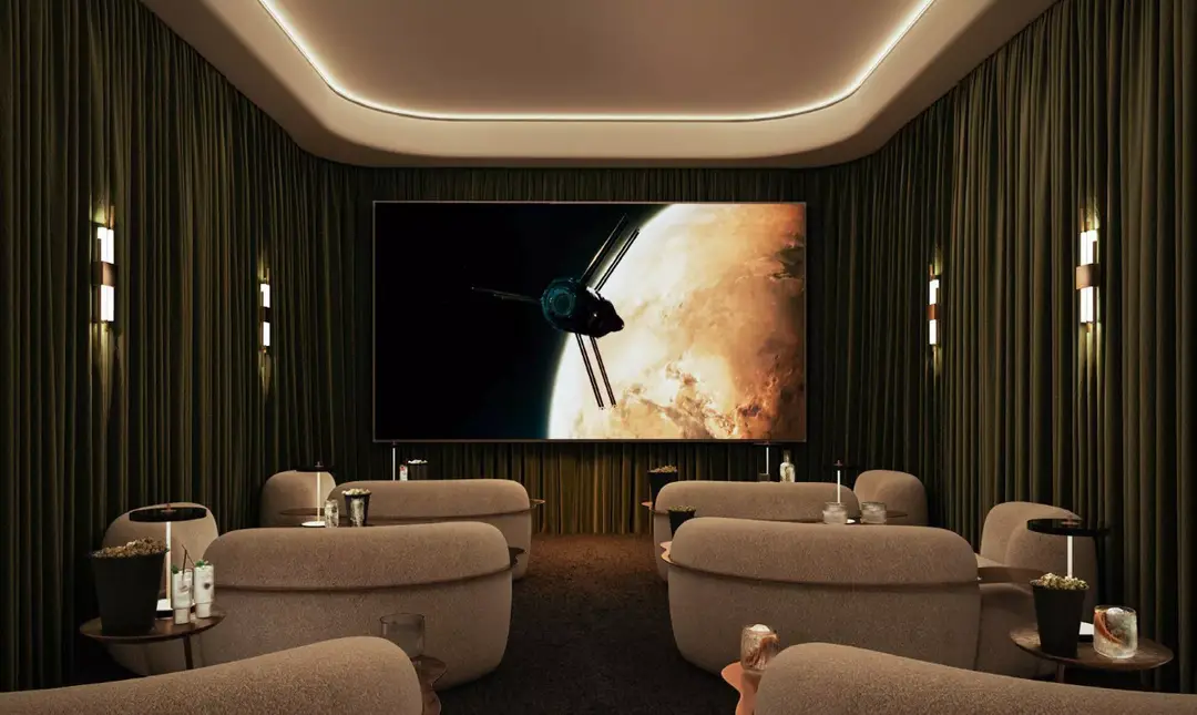 Ocean House — Entertainment — Private Cinema Rooms — amenity | Profound Properties, Dubai