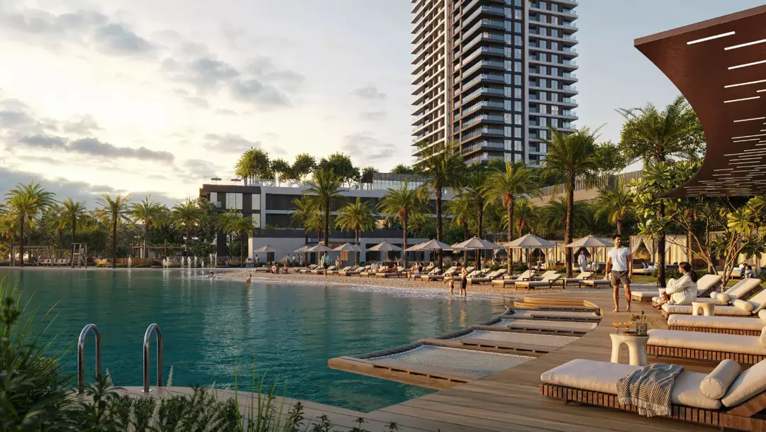 Palace Residences Creek Blue — Schwimmbäder — Freibad — amenity | Profound Properties, Dubai