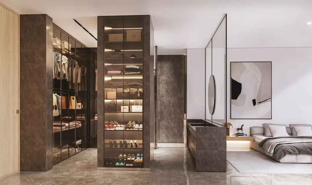 Ellington Villa Collection - La Mer — Muss haben — begehbarer Kleiderschrank — feature | Profound Properties, Dubai