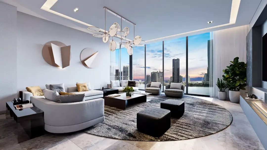 半岛四，广场 — 装修与家具 — 带家具的 — feature | Profound Properties, Dubai