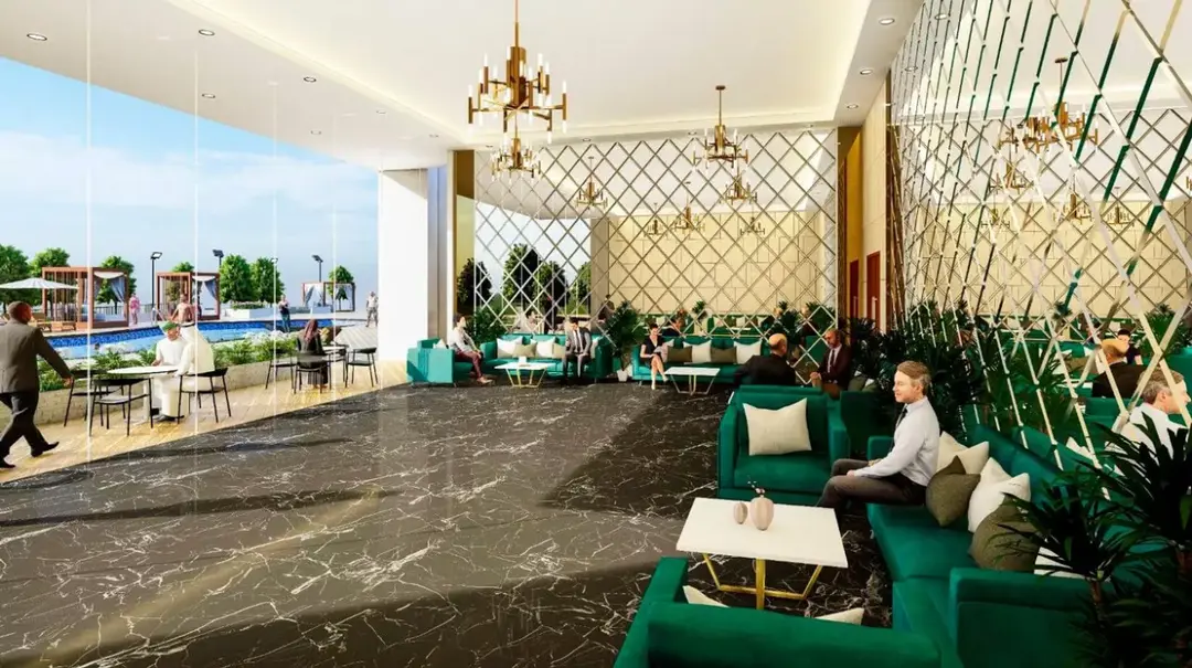 Wavez Residence — Social & Événement — Espace Lounge — amenity | Profound Properties, Dubai