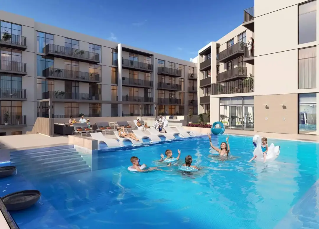 Апартаменты Харрингтон Хаус — Бассейны — Открытый бассейн — amenity | Profound Properties, Dubai