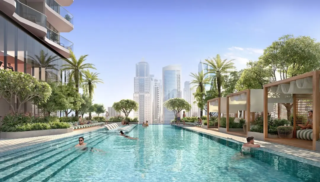 Rove Home Dubai Marina — Swimming Pools — Outdoor Swimming Pool — amenity | Profound Properties, Dubai