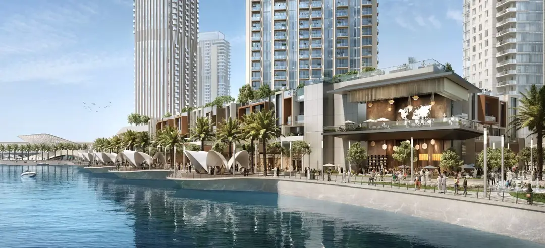 Palace Residences Creek Blue — Sozial & Event — Lounge-Bereich — amenity | Profound Properties, Dubai