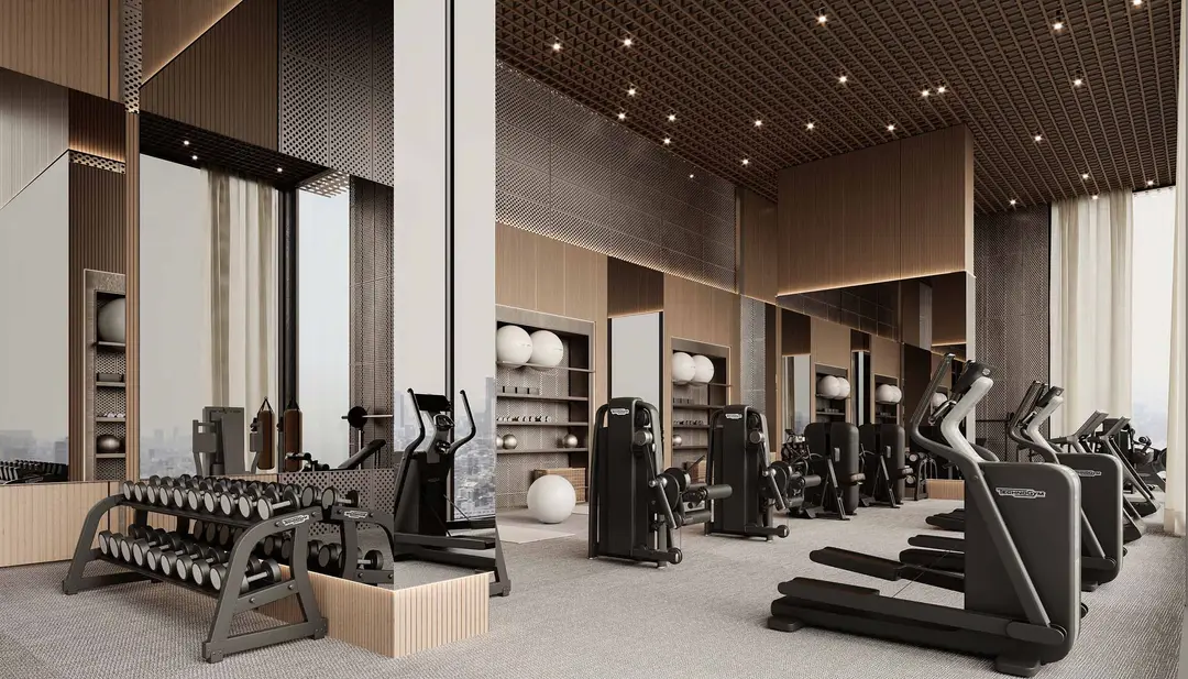 Binghatti Skyhall — Sports — Gym — amenity | Profound Properties, Dubai