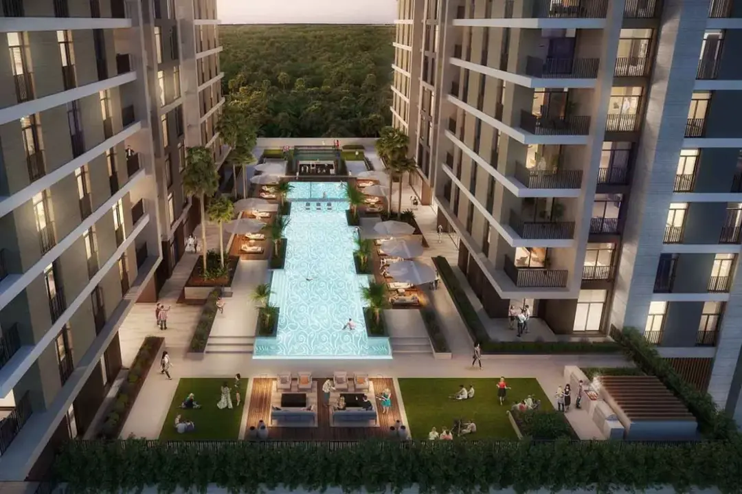 Wilton Terraces 1 — Swimming Pools — Outdoor Swimming Pool — amenity | Profound Properties, Dubai