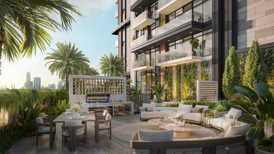 Riverton — Social & Event — Barbecue Area — amenity | Profound Properties, Dubai