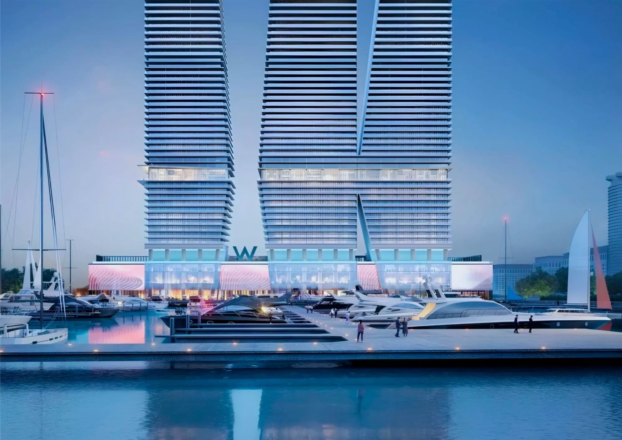 W Residences Dubai Harbour — Water view, Marina view | Profound Properties, Dubai