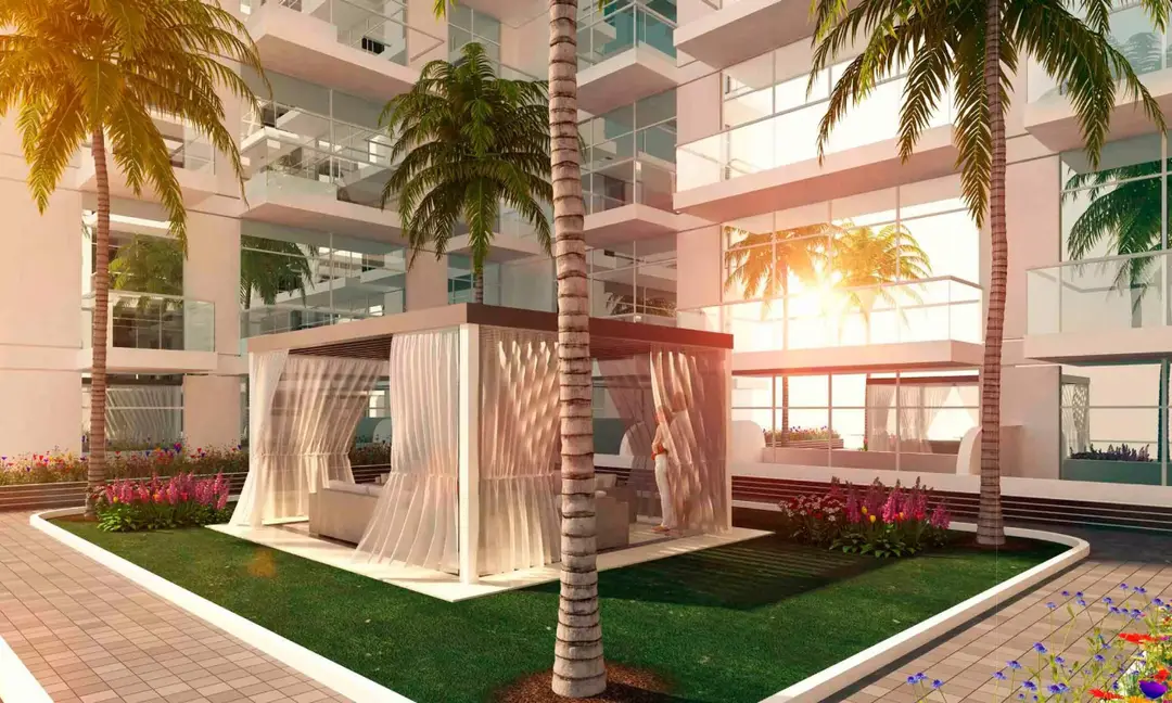 Glitz 1 — Entertainment — Private Garden — amenity | Profound Properties, Dubai