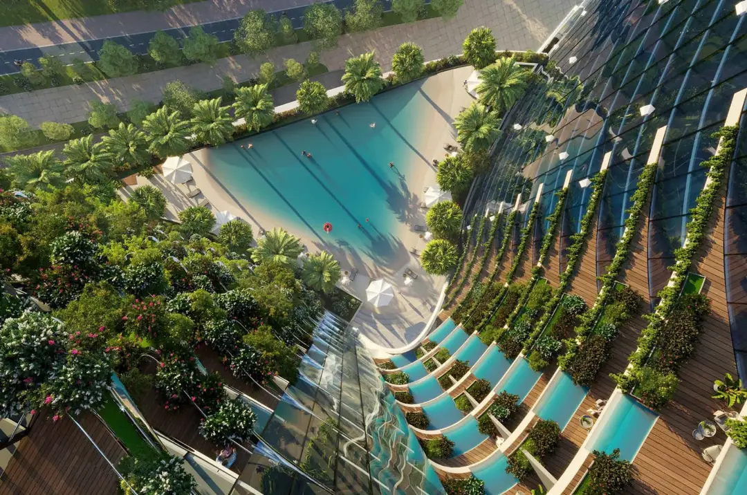 Safa One — Swimming Pools — Outdoor Swimming Pool — amenity | Profound Properties, Dubai