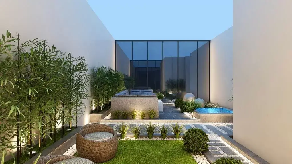普瑞姆公寓 3 — 娱乐 — 私人花园 — amenity | Profound Properties, Dubai
