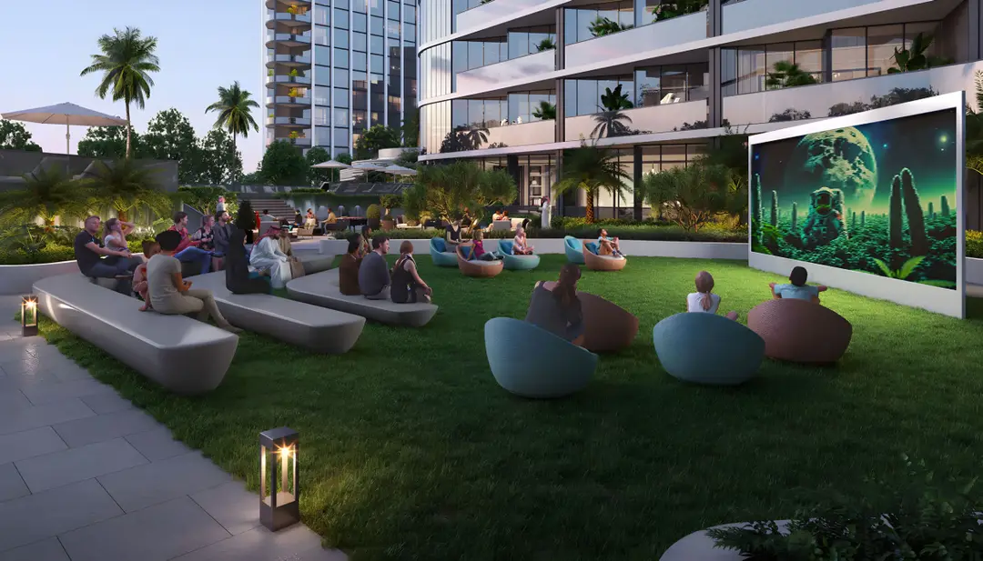 Skyvue Solair — Entertainment — Outdoor Cinema — amenity | Profound Properties, Dubai