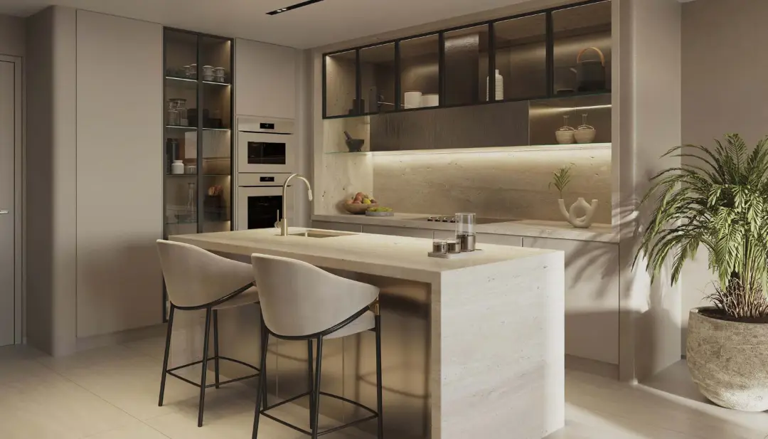 Esmé Beach Residences — Must Have — Open Kitchen — feature | Profound Properties, Dubai