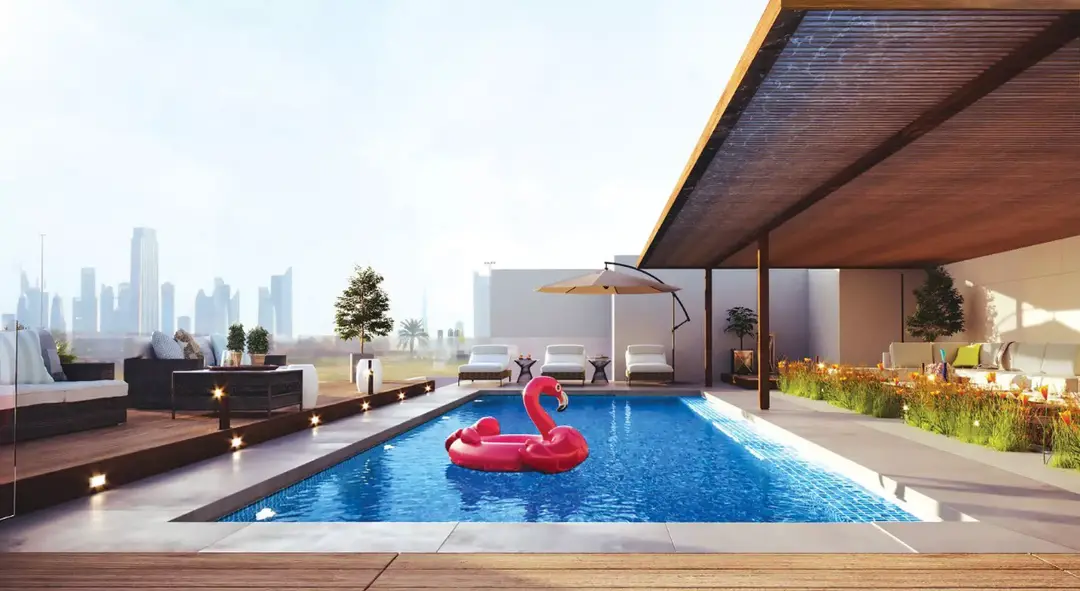 Лума21 — Бассейны — Открытый бассейн — amenity | Profound Properties, Dubai