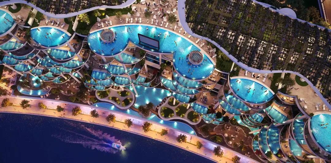 Кавалли Кутюр — Бассейны — Открытый бассейн — amenity | Profound Properties, Dubai