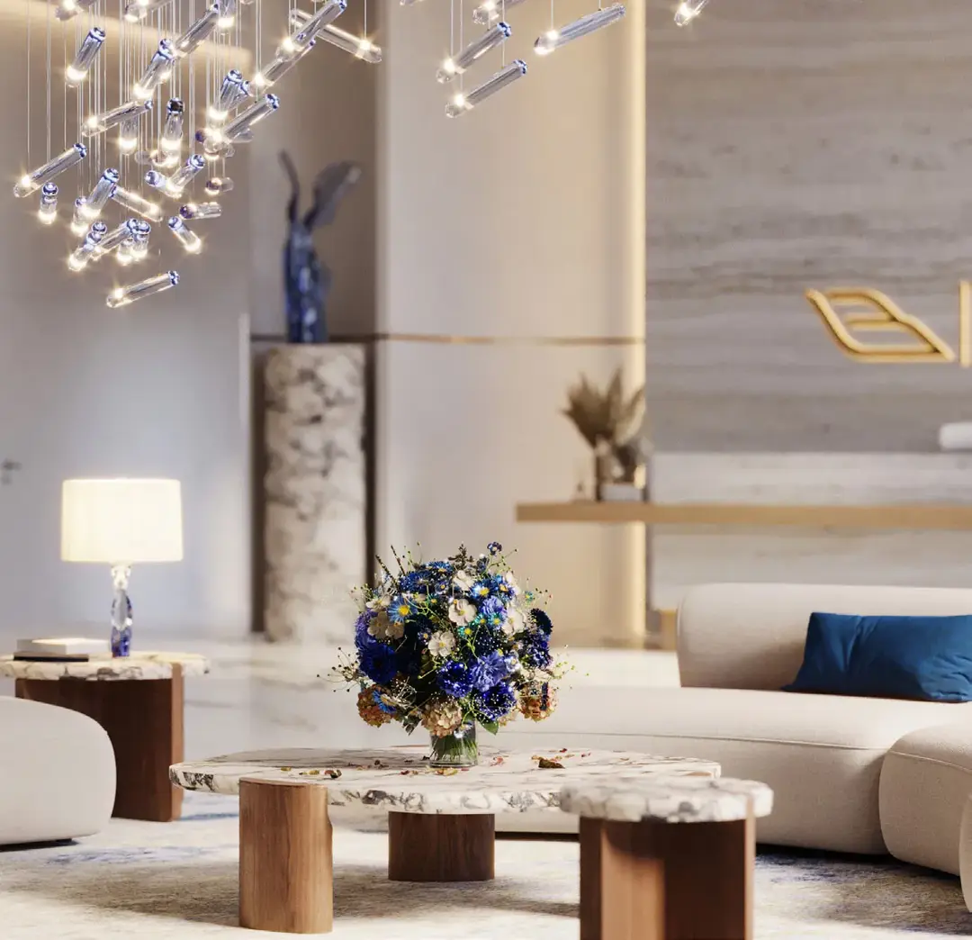 Dusk by Binghatti — Social & Event — Lounge Area — amenity | Profound Properties, Dubai
