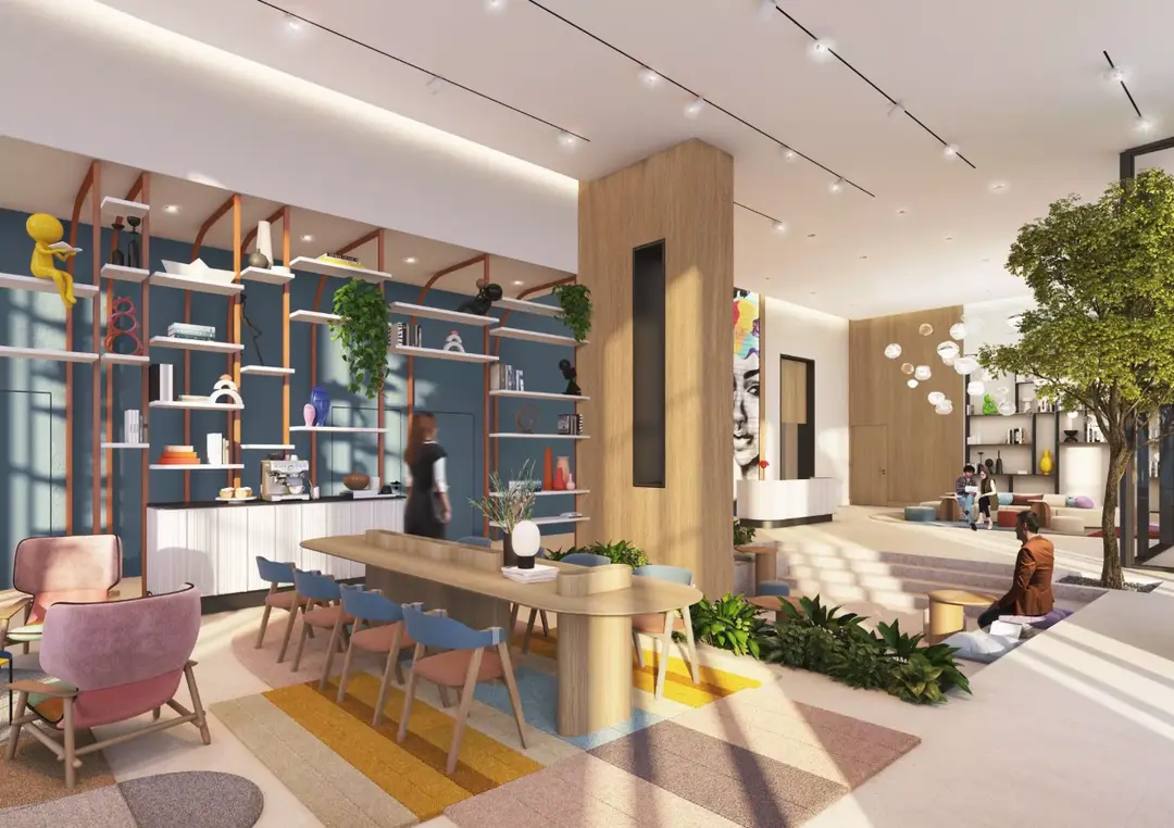 تصميم كوارتر في d3 — اجتماعي وفعاليات — منطقة الاستراحة — amenity | Profound Properties, Dubai