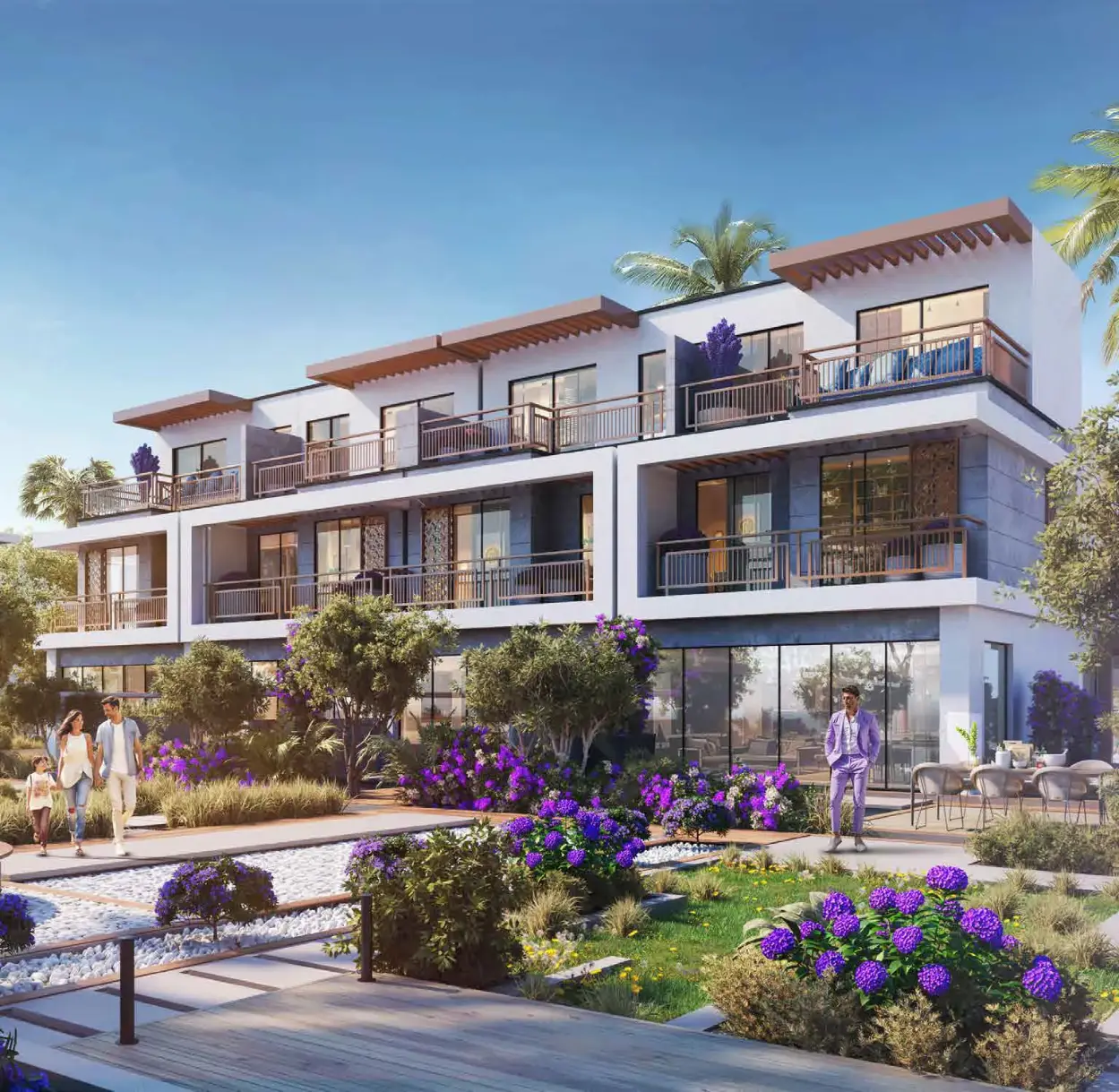 Discover Blooming Luxury at Violet Townhouses in DAMAC Hills 2