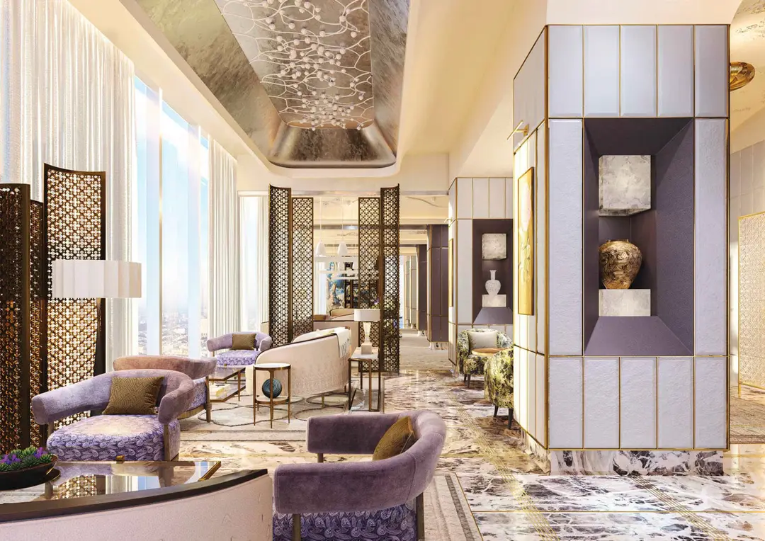 Burj Azizi — Social & Event — Lounge Area — amenity | Profound Properties, Dubai
