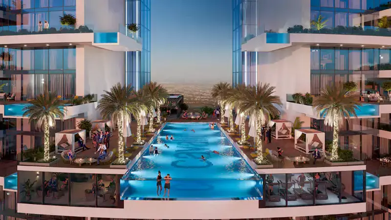 Cavalli Tower — Schwimmbäder — Freibad — amenity | Profound Properties, Dubai