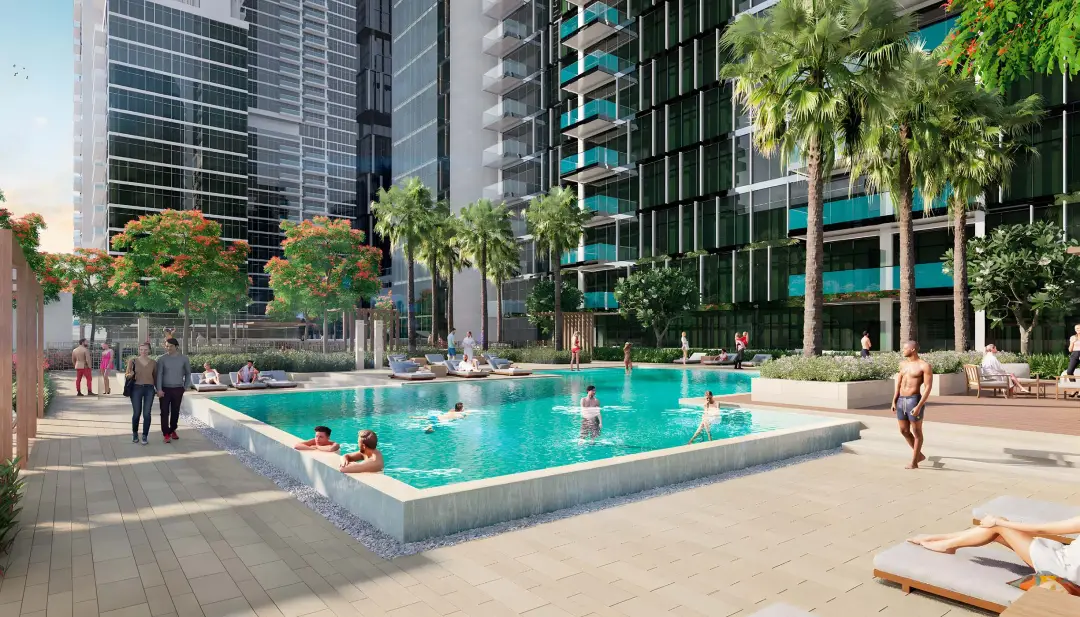 Park Views Residences — Piscines — Piscine à débordement — amenity | Profound Properties, Dubai