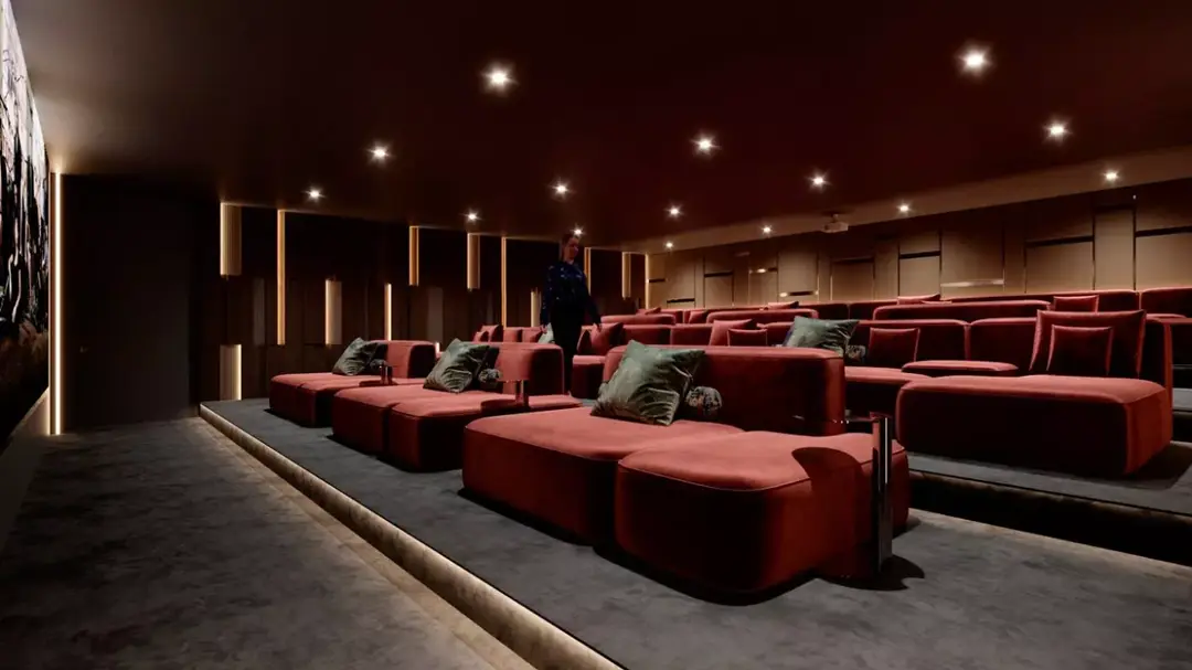 Kempinski Marina Residences — Entertainment — Private Cinema Rooms — amenity | Profound Properties, Dubai