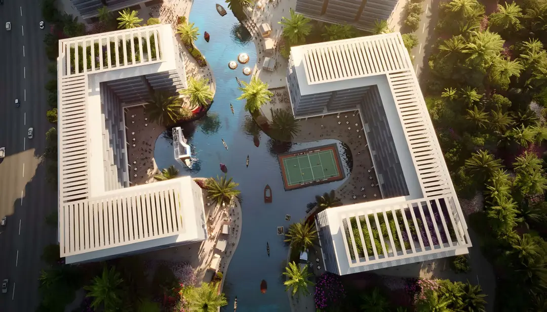 Riverside Views (Residences) — Sports — Basketball Court — amenity | Profound Properties, Dubai