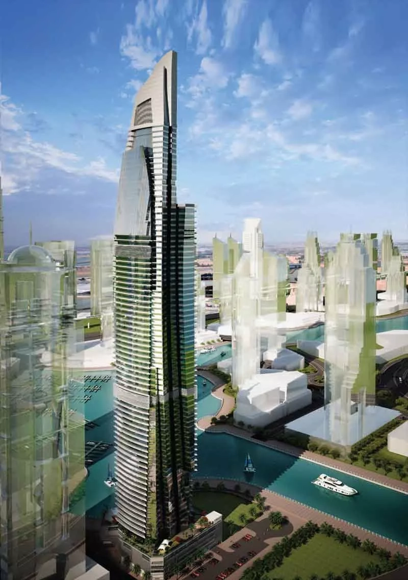 Damac Heights — Water view, City view | Profound Properties, Dubai