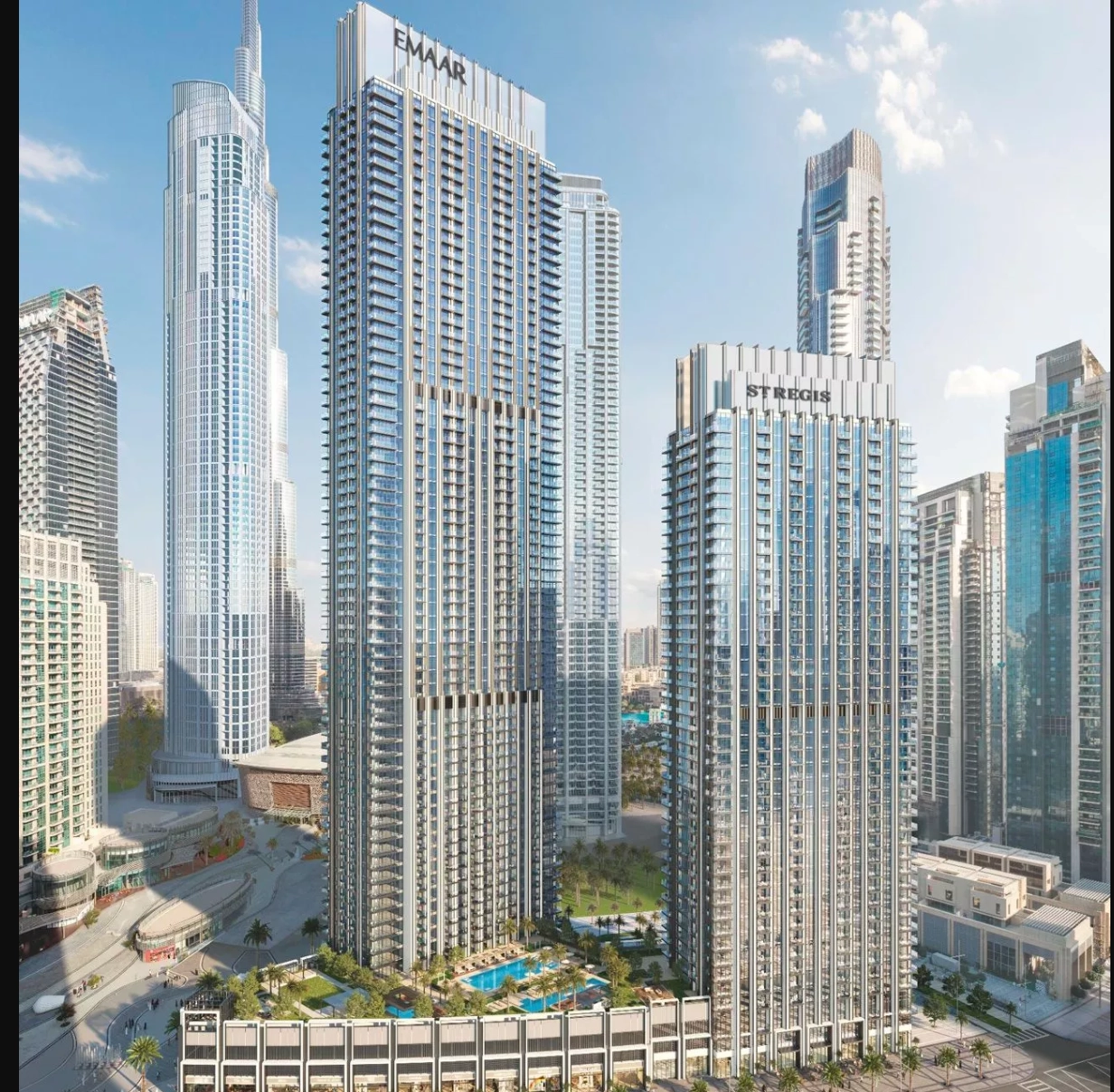 圣瑞吉斯公寓 — City view | Profound Properties, Dubai
