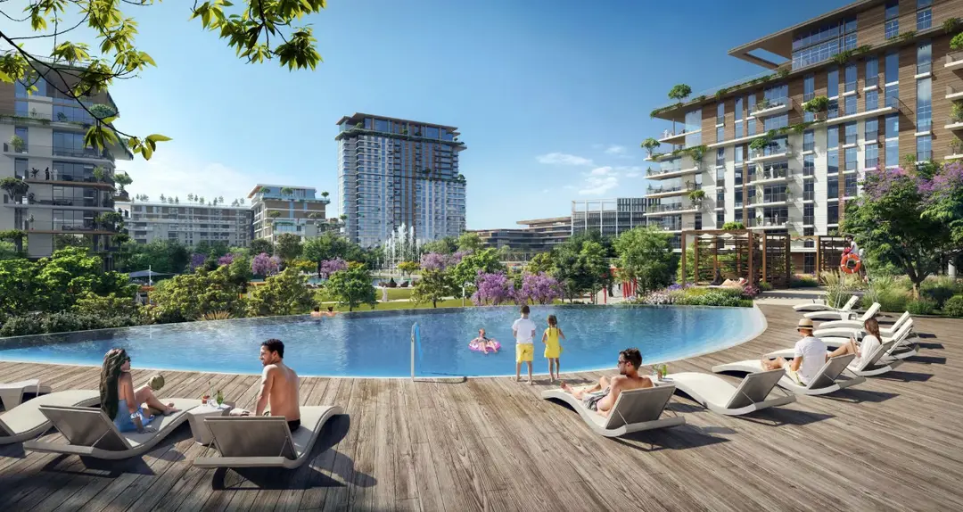 سنترال بارك - كاسلتون — مسبح — مسبح خارجي — amenity | Profound Properties, Dubai
