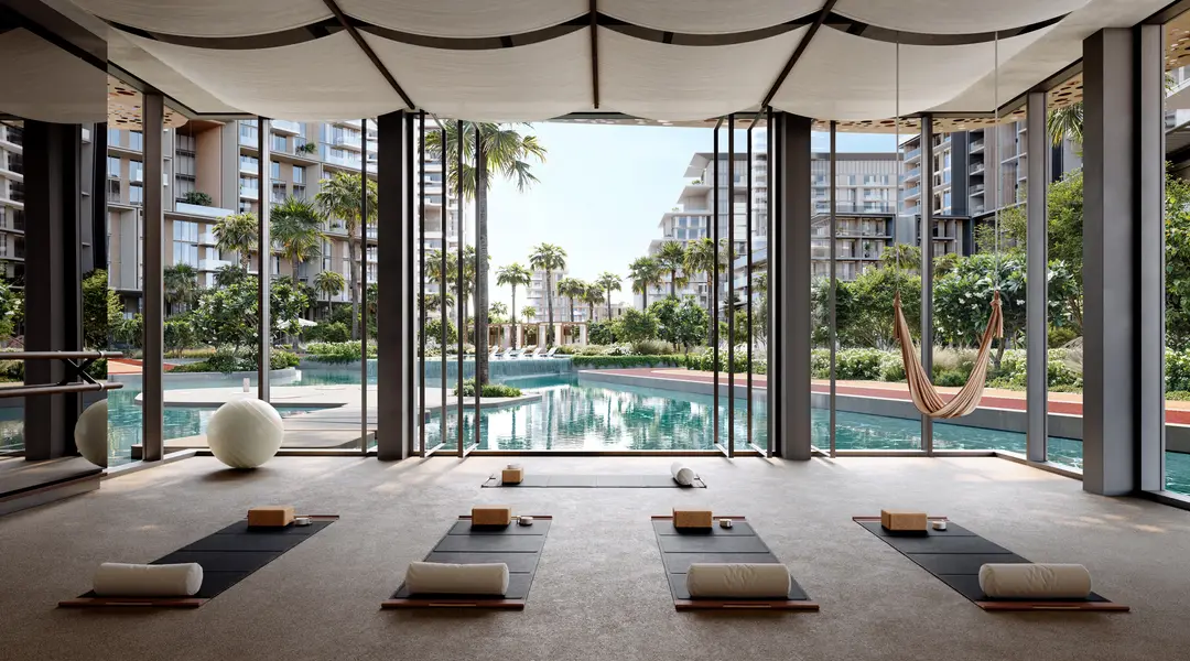 City Walk Crestlane 4 & 5 — Health & Wellness — Yoga Studio — amenity | Profound Properties, Dubai