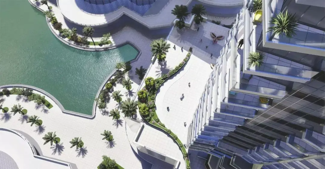 Golf Views Seven City — Swimming Pools — Outdoor Swimming Pool — amenity | Profound Properties, Dubai