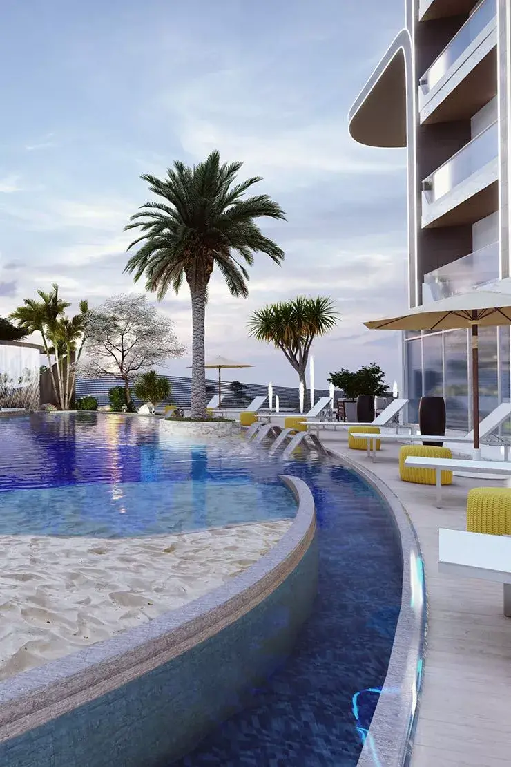 شقق سامانا ويفز — مسبح — مسبح خارجي — amenity | Profound Properties, Dubai